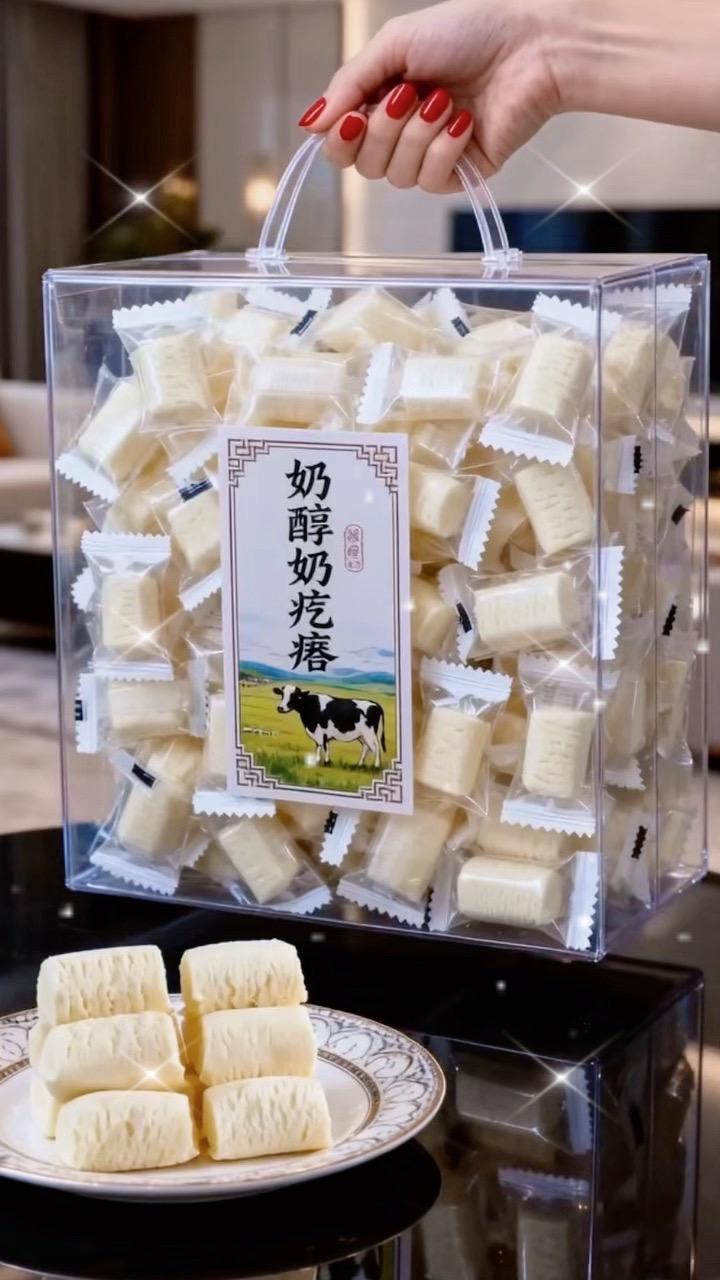 给娃找健康零食的宝妈看过来！ 新疆原味奶醇奶疙瘩，牛乳乳酪制成 低糖不...