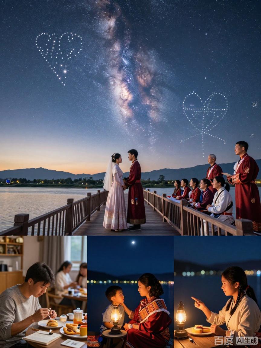🌅 早安｜七夕：星河滚烫，人间有光今日七夕，晨光微暖，银河高悬。古人说"迢迢牵