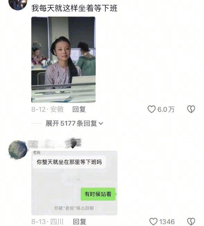 现在打工人的精神状态 上班前：一定要好好工作 上班后：这个班爱谁上谁上 ​ ​​