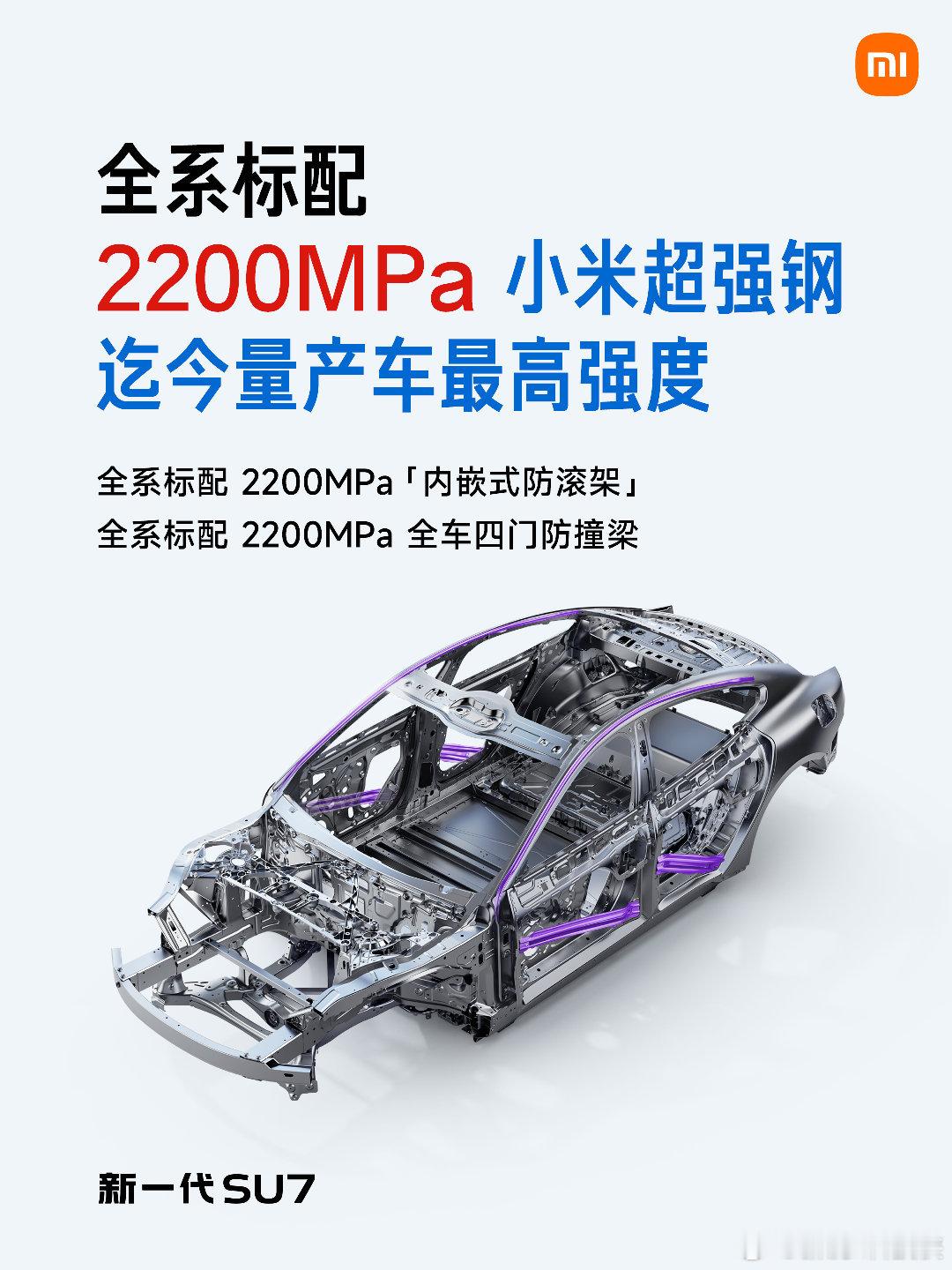 小米超强钢获得国家级科技一等奖小米这次2200MPa超强钢拿了国家级的科技创新一