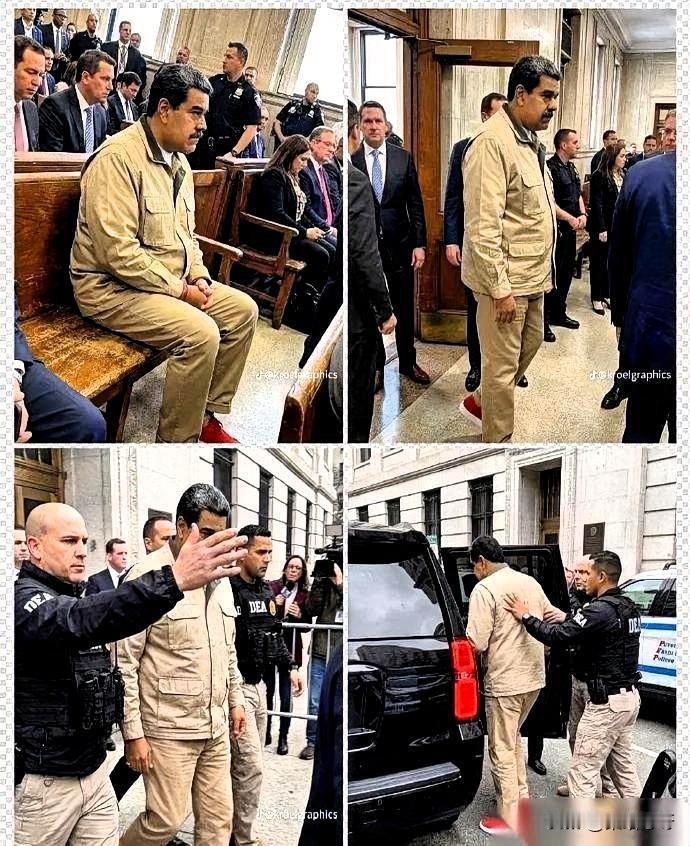 “我是委内瑞拉总统。我认为自己是战俘。”
这是马杜罗在法庭上，说的第一句话。
简