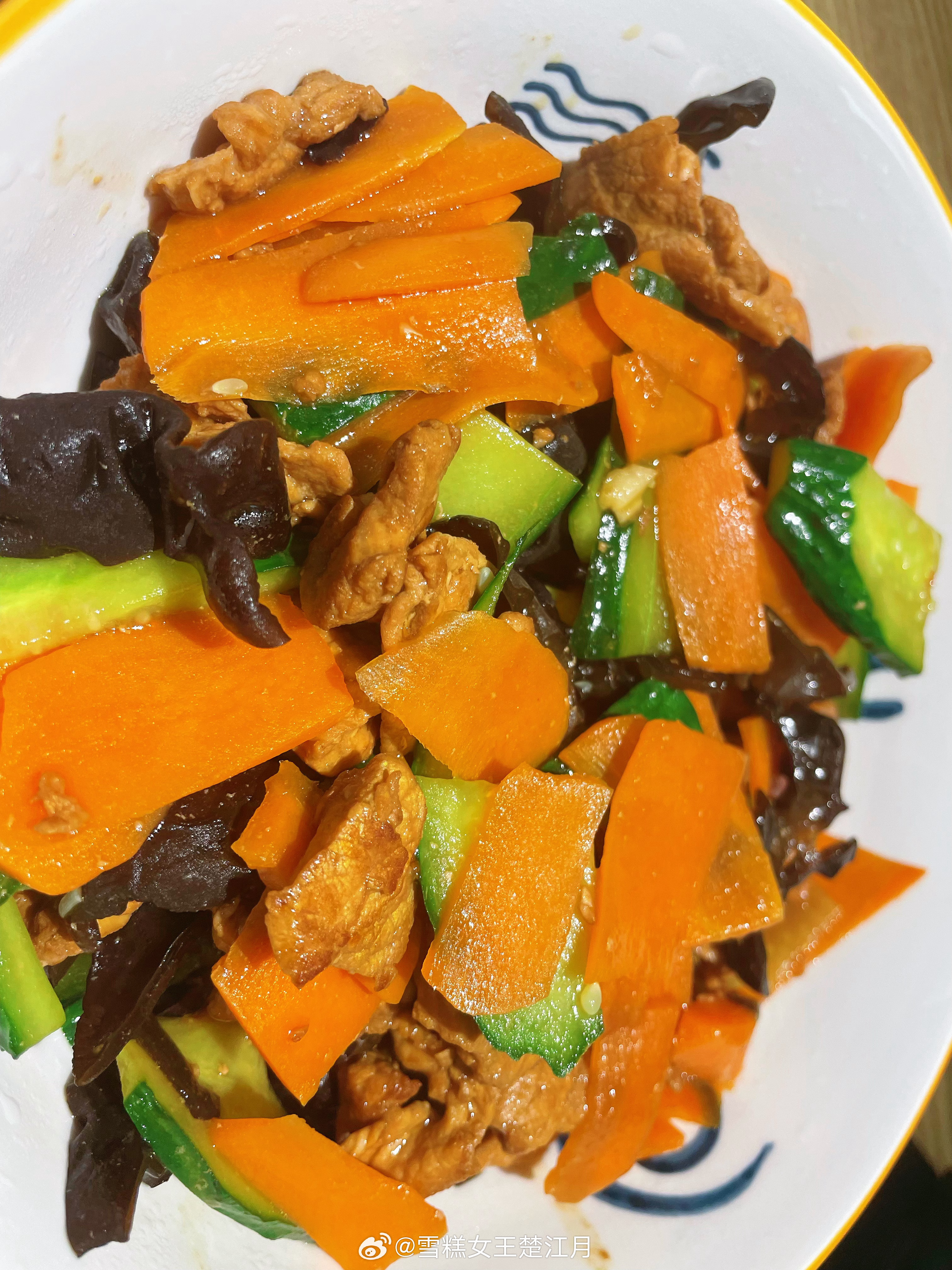 185做的“木须”肉（忘放鸡蛋版）哈哈哈一般人想不到，木须肉里的木须，就是鸡蛋。