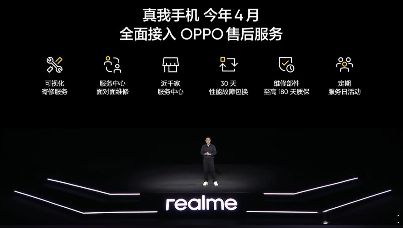 这个消息，真的顶！真我手机今年4月全面接入OPPO售后服务！！回归OPPO首款力