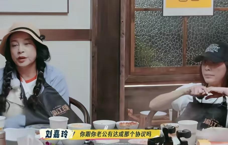 刘嘉玲问叶童有没有跟老公达成协议，叶童说自己见识多了，跟老公感情更好了！
刘嘉玲