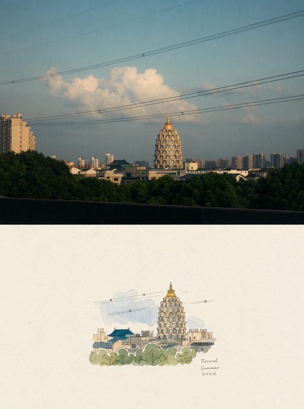 这像素蛋糕生成倒是有点东西[捂嘴哭][捂嘴哭]还怪适合做旅行明信片嘞 ​​​