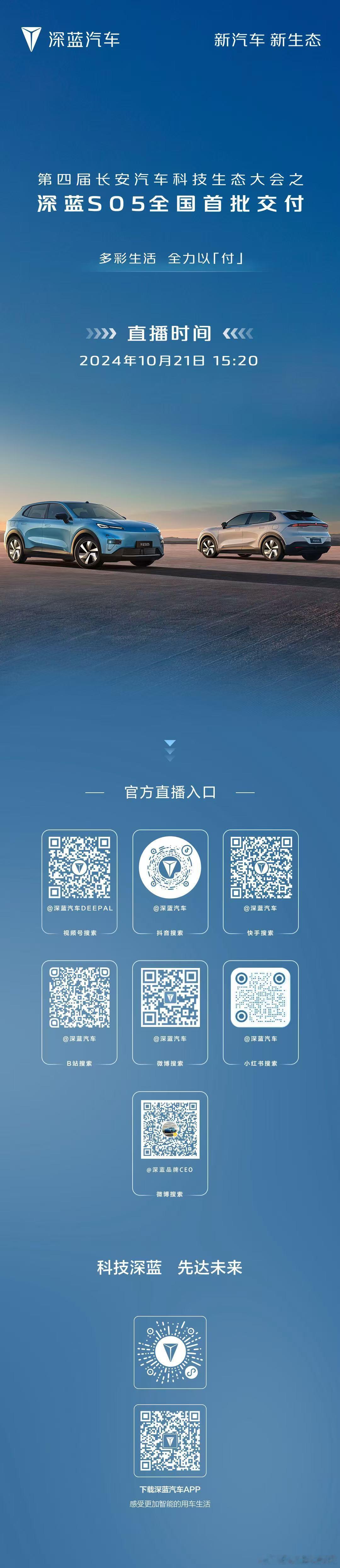 你买了吗[赞]这么快就交付了？[偷乐][赞]长安汽车科技生态大会##深蓝S05上