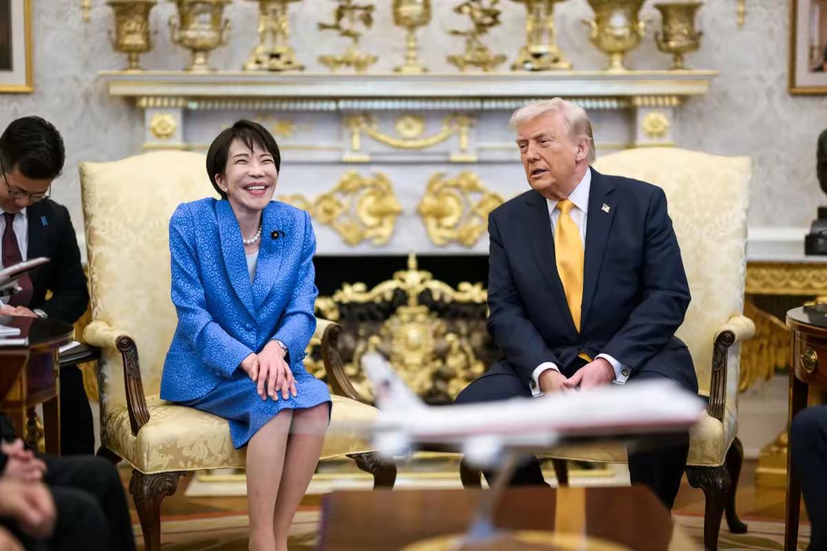 不要以为特朗普不知道高市此次访问美国的目的是什么，特朗普门清得很。

特朗普没有