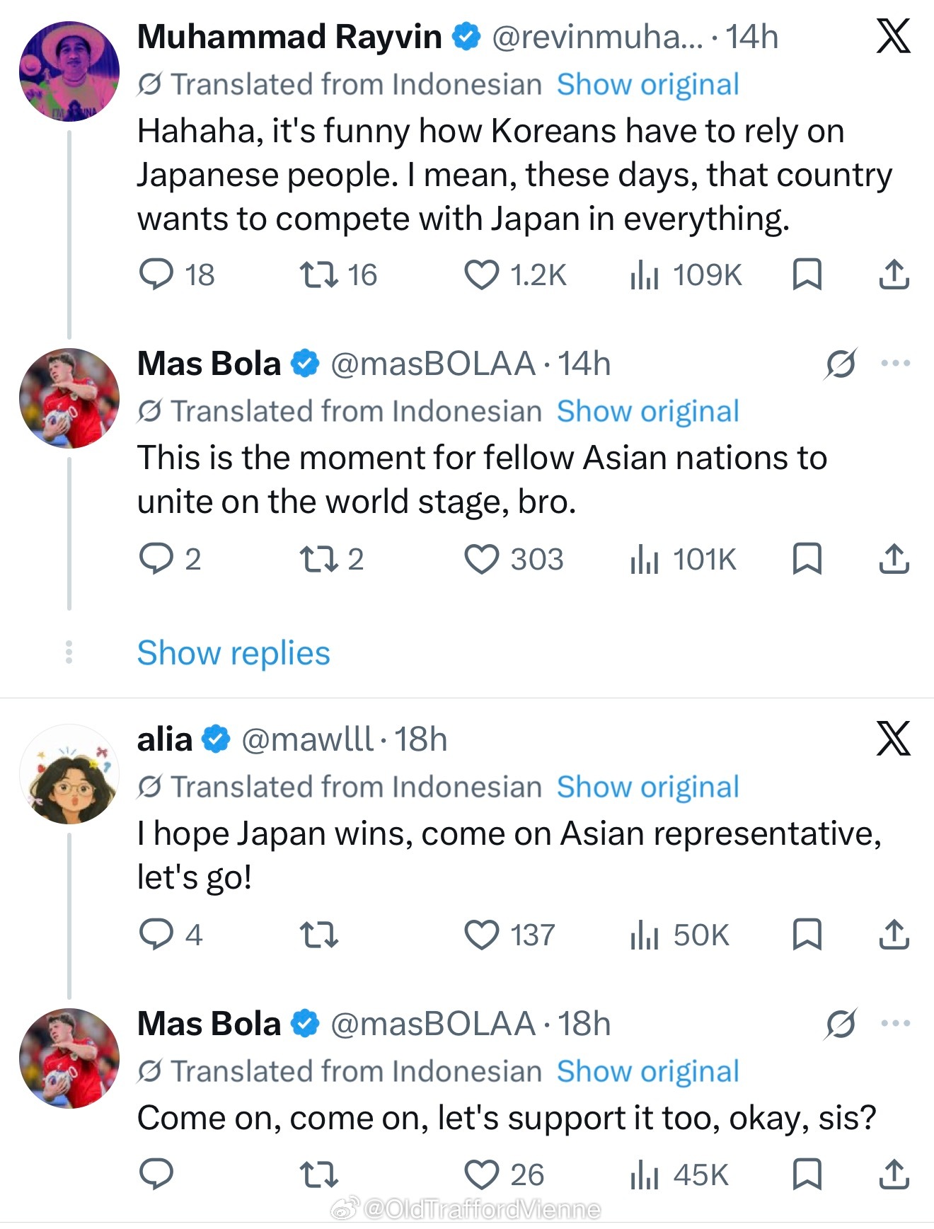 赛前韩国人：亚洲人帮亚洲人，明天我们韩国人都是日本球队支持者！赛后韩国人：小日本