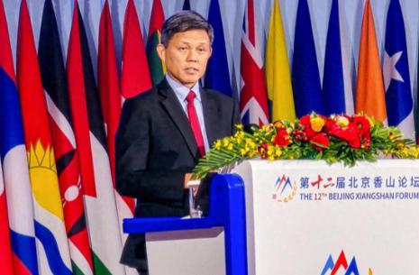 香山论坛百余国代表在场：新加坡防长用中文喊出一句话，不做美国代理人！

9 月 