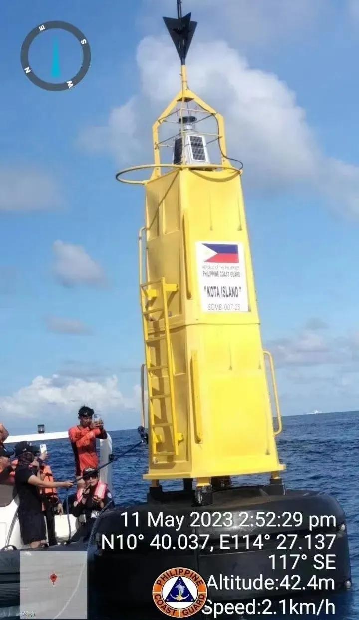 菲律宾要在南海带头搞事情？5月10日到12日，菲律宾海警船在南沙群岛布设太阳能导