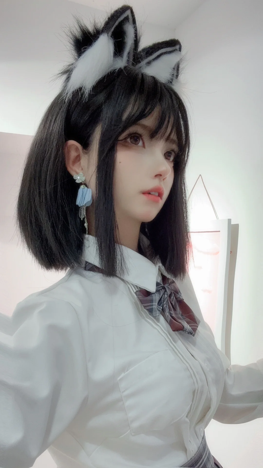 试了一个bjd 仿妆，自我感觉良好