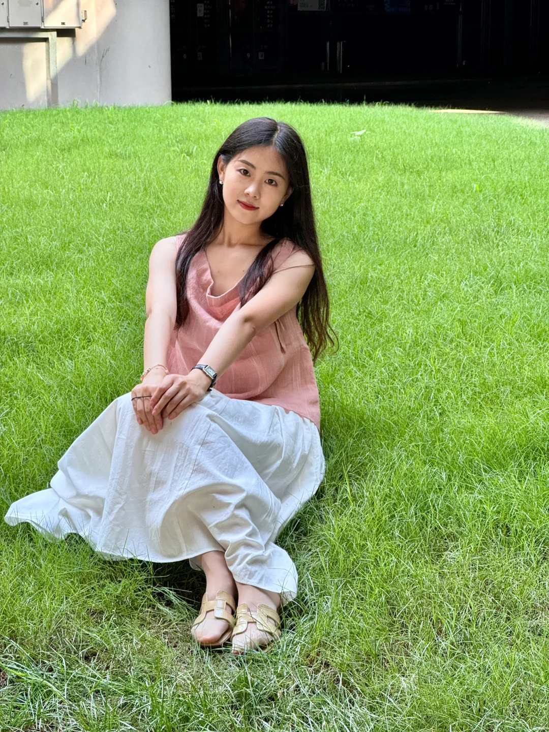 夏天 粉色系温柔穿搭🩷| 97年大专老师OOTD