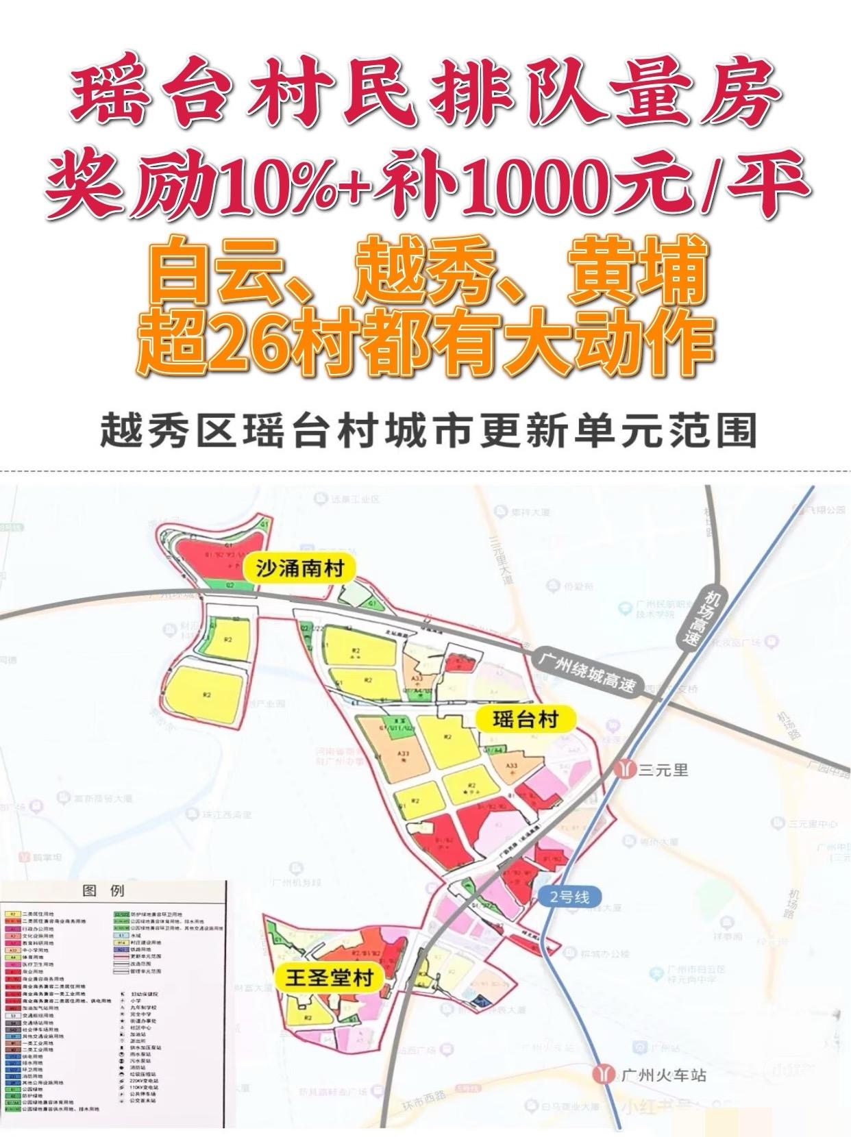 瑶台村村民正排队量房呢！旧改新政很给力：60天内签协议，不光每平补1000块，还