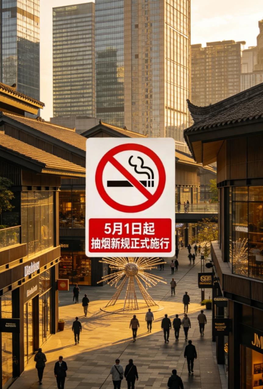 五一开整！史上最严控烟令来了，这些地方千万莫抽烟！
 
各位成都的朋友些，不管你