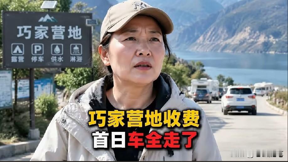 曾经因为房车营地免费停车备受追捧的昭通巧家，开始收费了，但是房车也走了！
其实这