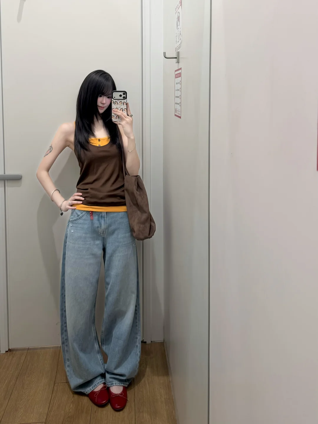 优衣库韩女美学这一块🍊bm少女感叠穿好松弛