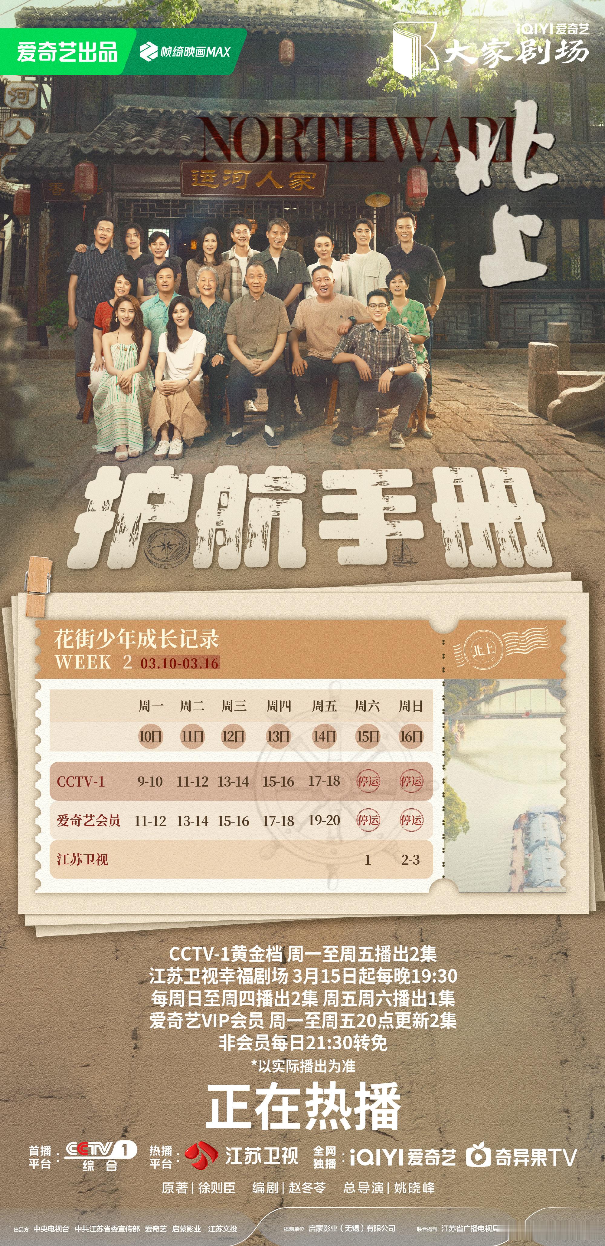 北上乱成一锅粥了快喝了吧《北上》第二周追剧日历！央一和🥝：周一到周五每晚2集！