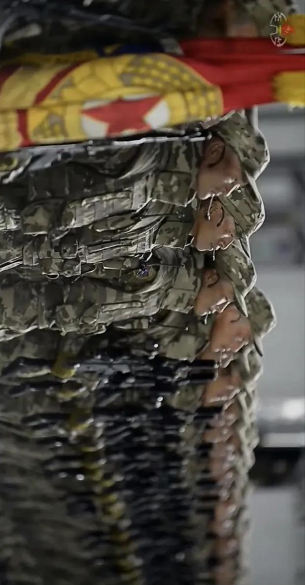 这是霸气，还是杀气？

来自半岛北方的精锐部队，一往无前的战斗意志，一眼看上去就