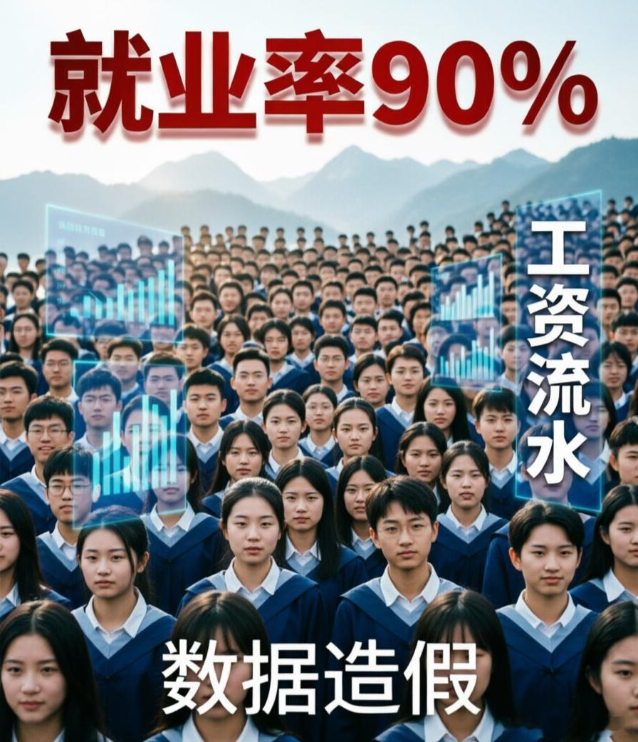 明知数据注水，却仍在毕业季上演着心照不宣的造假狂欢。这种无意义的‘作假’究竟还要
