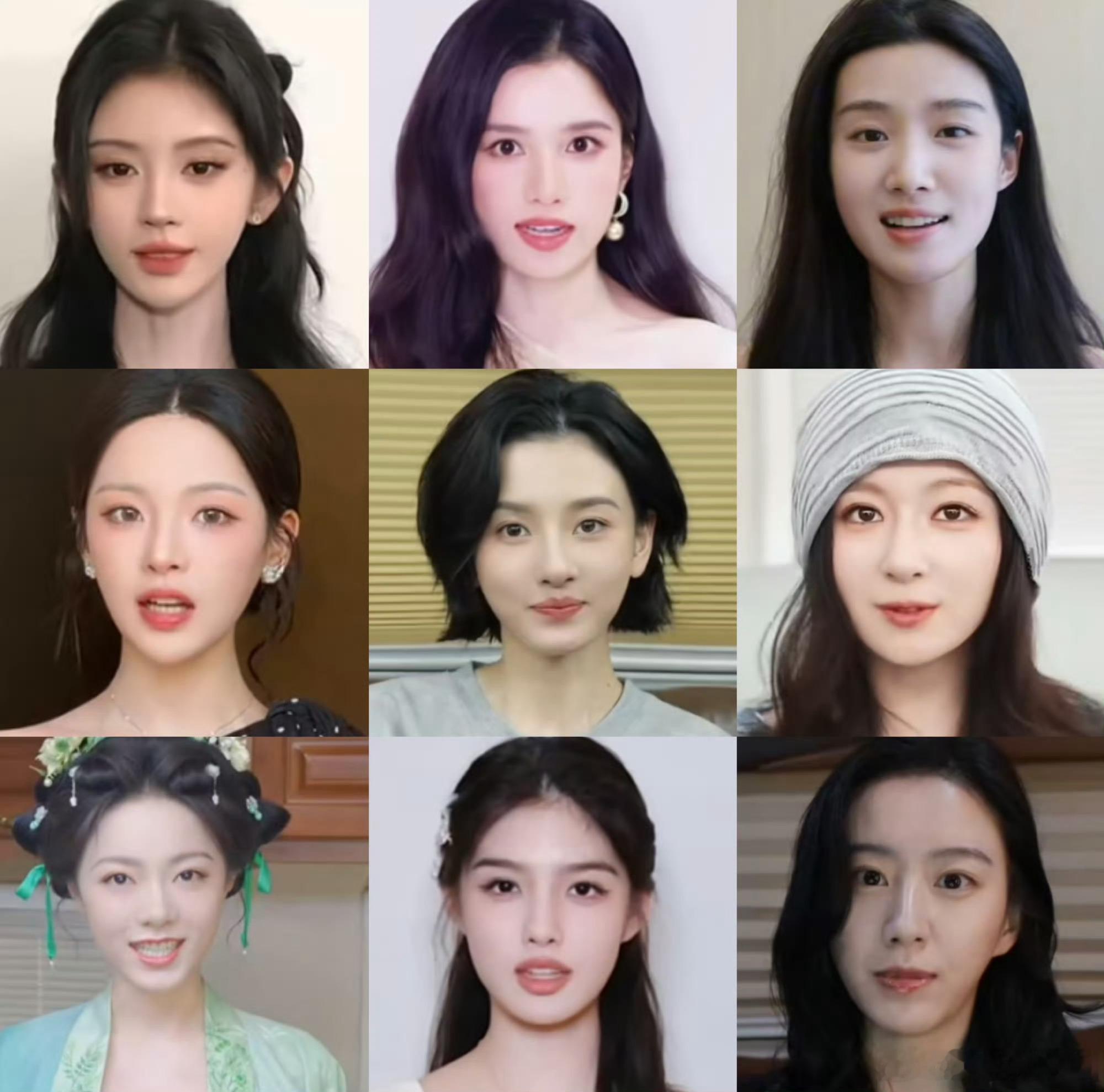 爱奇艺悦享会女明星VCR截图状态：鞠婧祎 张婧仪 卢昱晓 杨超越 宋祖儿 李兰迪