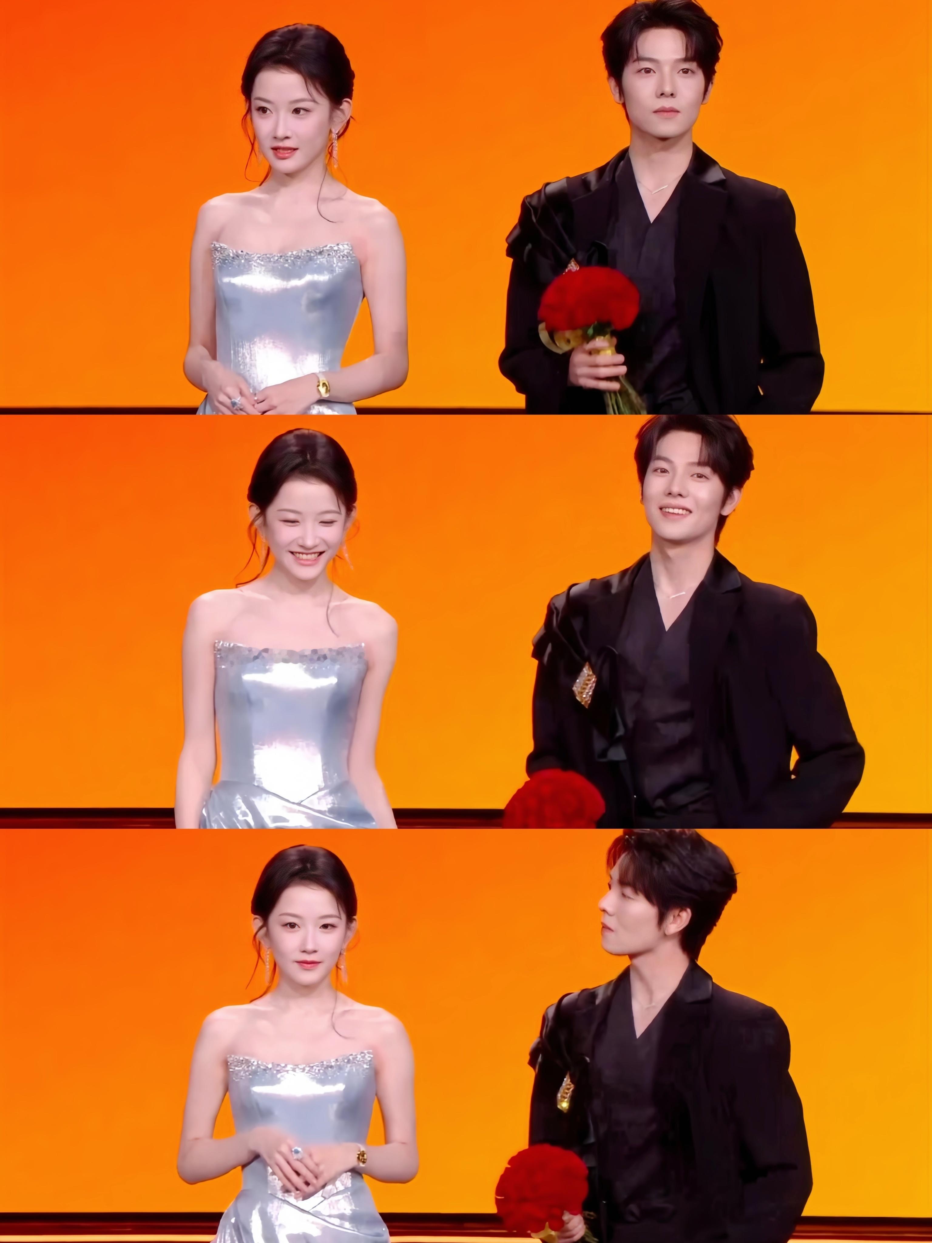 曾辉韩雨彤好般配的两张脸微博视界大会微博视界大会内场 ​​​