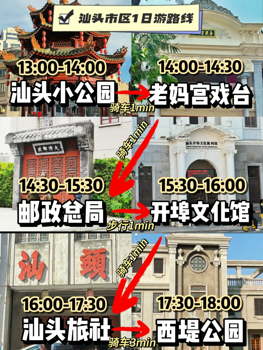 👏熬夜整理了📍汕头3天2夜超详细地图攻略‼️