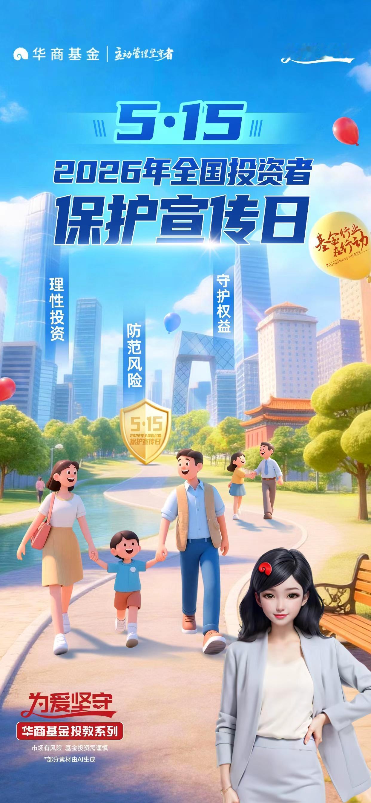 5·15全国投资者保护宣传日丨华商基金：理性投资 防范风险 守护权益