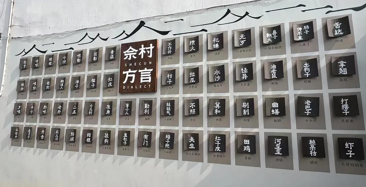 佘村方言中有一些其它省一些地方方言的词语，可以分析族群融合与迁移。
希望能看到一