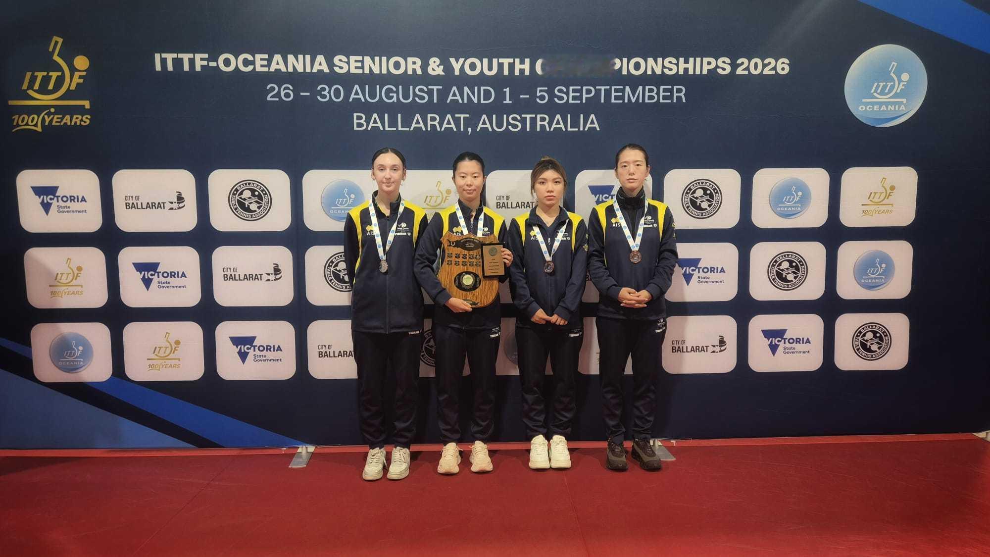 2026大洋洲乒乓球锦标赛(8.26-8.30)丨女单决赛刘杨子🇦🇺4-0康