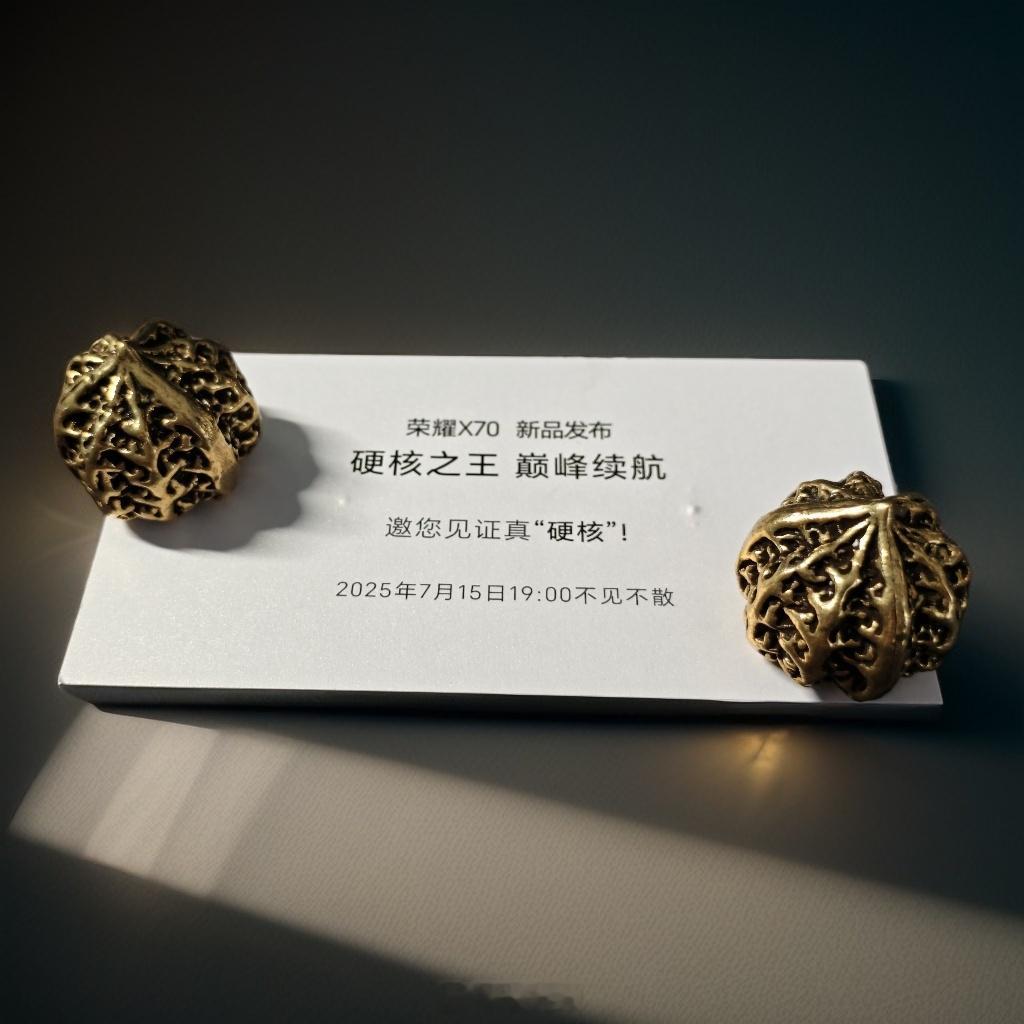 收到了荣耀X70的邀请函了[喵喵]荣耀X70真硬核 手机的主要卖点行业首个金标十