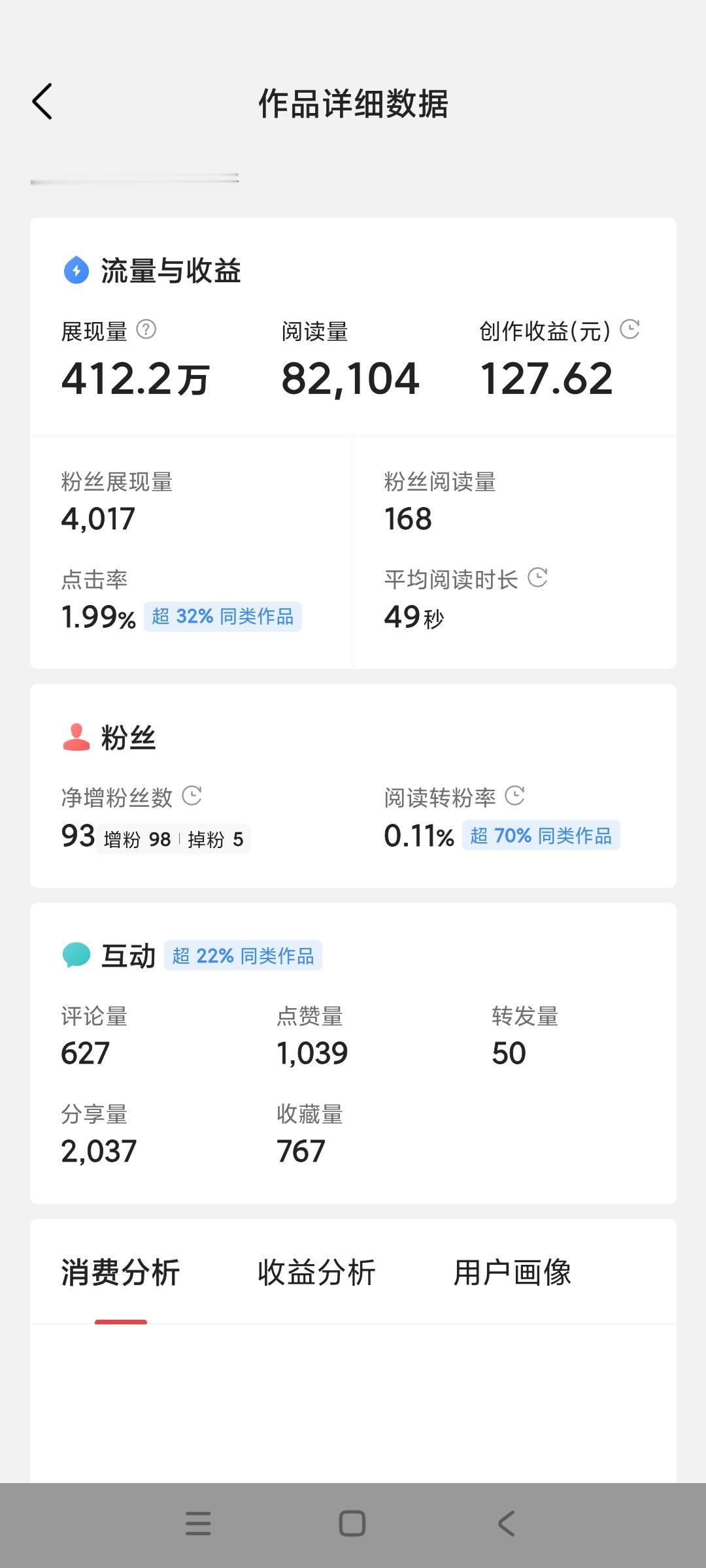 我的82.104阅读量，收益才这一点