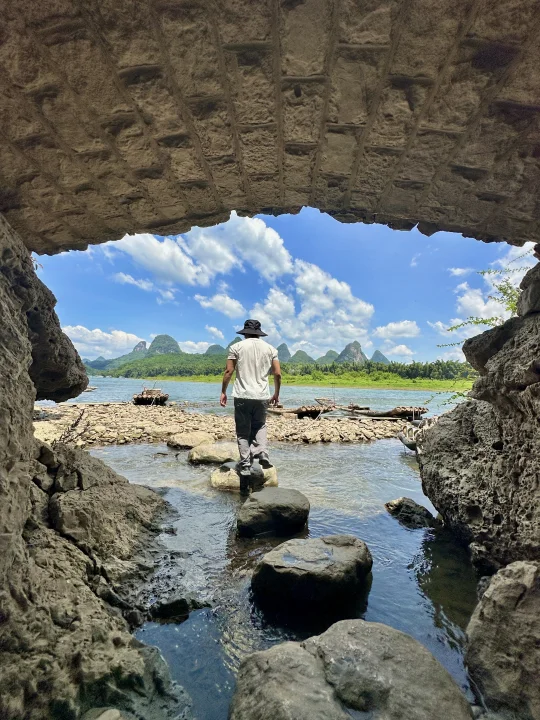 阳朔旅游第4️⃣站-小逛县城漓江+阳朔西街