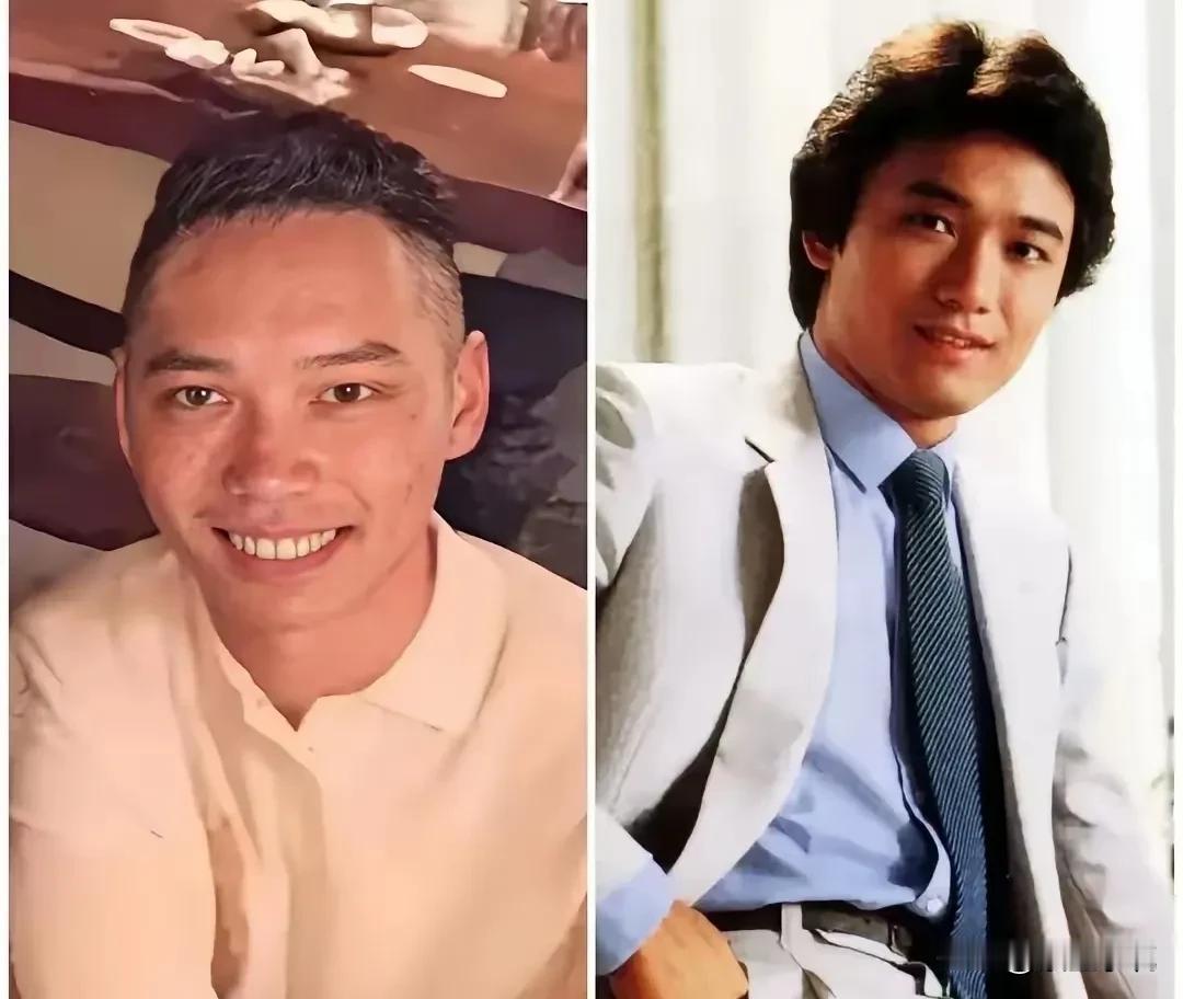 苗侨伟夫妇和儿子。
不像，一点都不像，莫不是在医院出生时抱错了？
父亲风流倜傥，