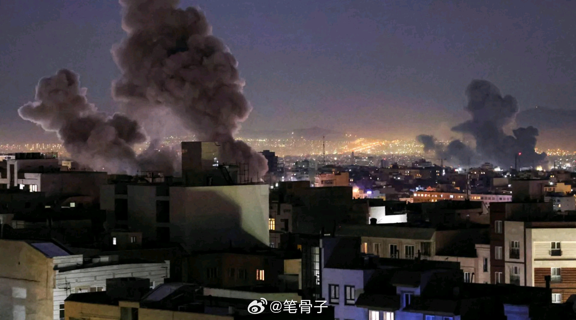 中东伊朗最新局势 突发！伊朗首都巨大爆炸⚠️德黑兰凌晨遭大规模空袭！！！（伊朗首