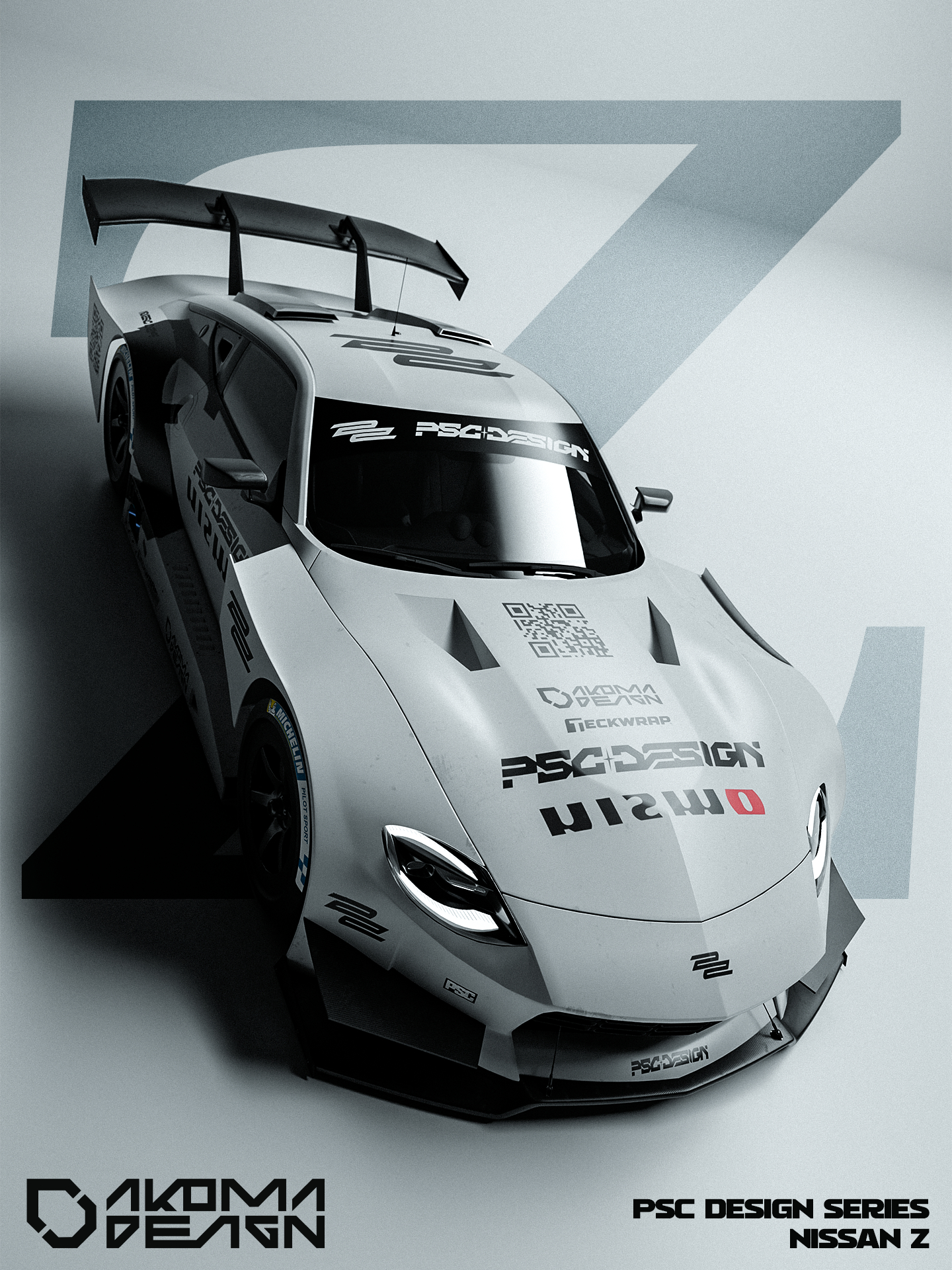 理解GT，成为GT！400Z原创改装设计【PSC DESIGN预告】懂的朋友应该