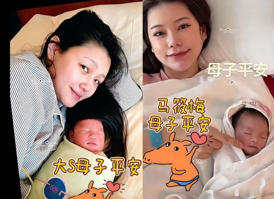 汪小菲的基因太强大了，大S的儿子和女儿，马筱梅的儿子，几乎一模一样。 