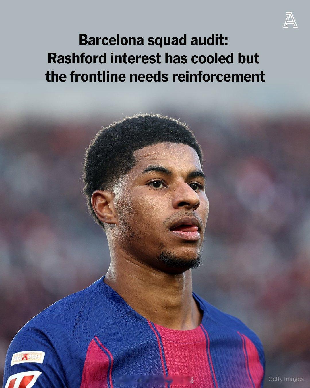 【巴萨不买断拉什福德】TA消息：巴塞罗那，对于在租借期结束后留用拉什福德的兴趣已