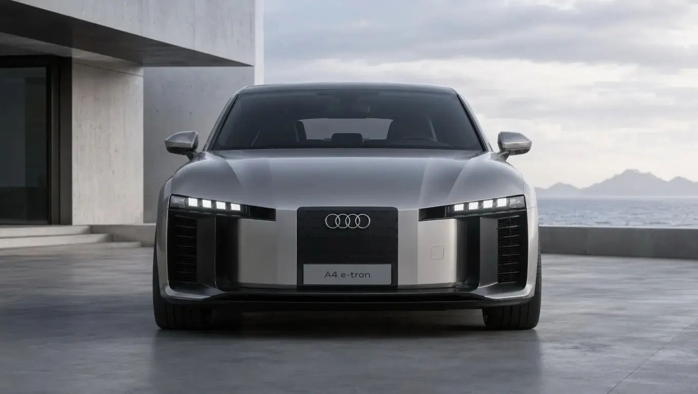 全新奥迪A4e-tron ，它将于2028年以全新一代车型回归.旅行版...