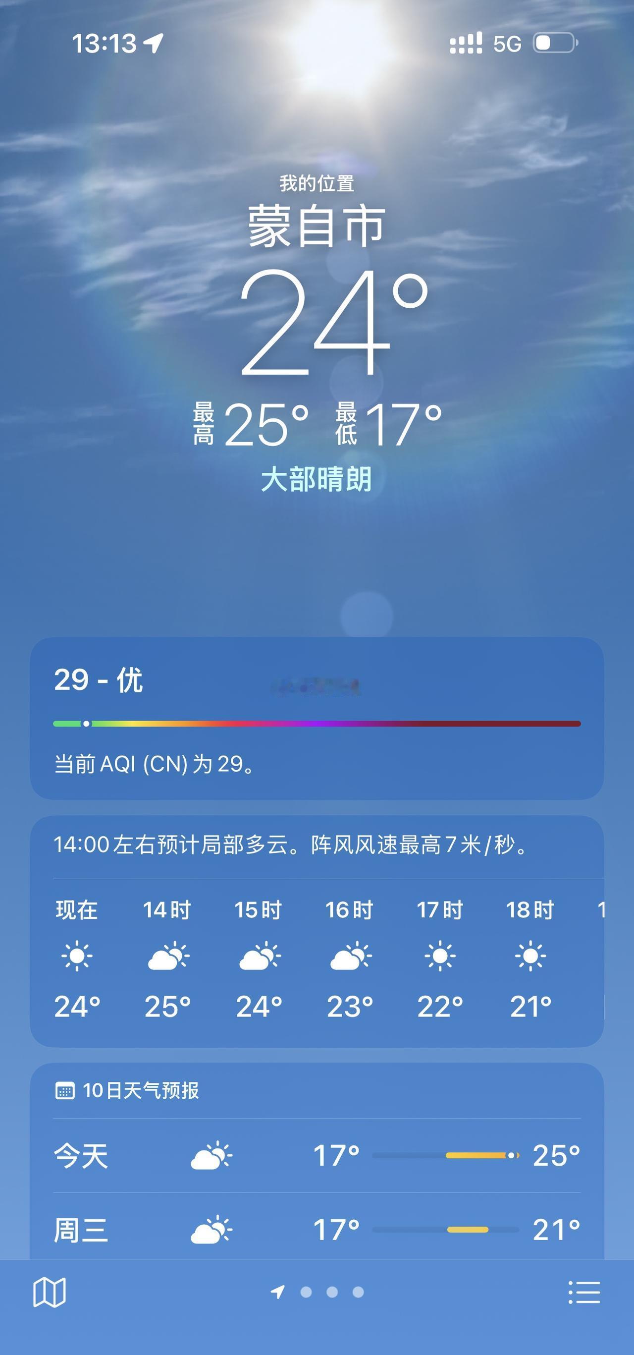 热到出汗 ​​​