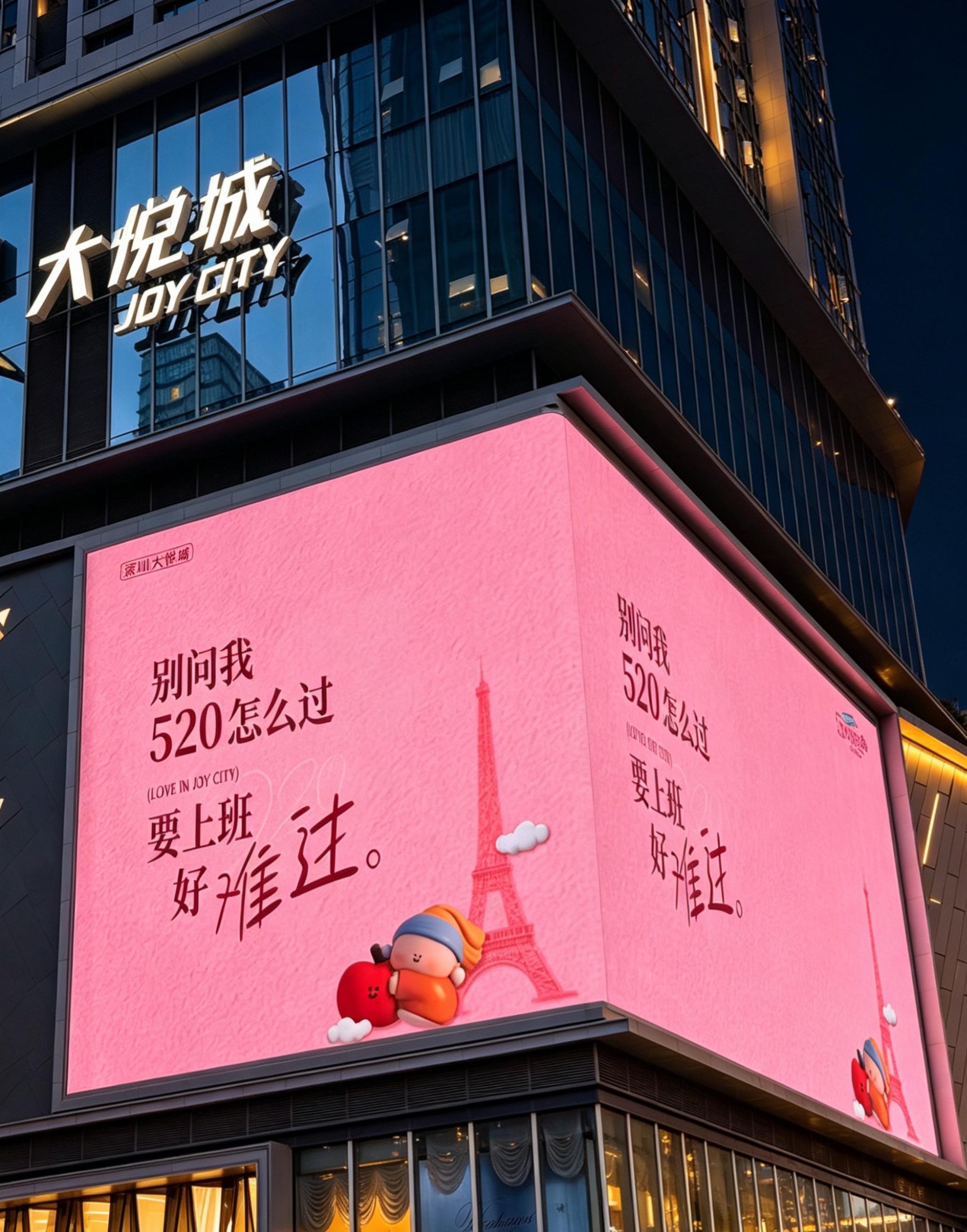 深圳的520大屏还是太超前了❗❗笑不活了😭 1. 520只能证明5月...