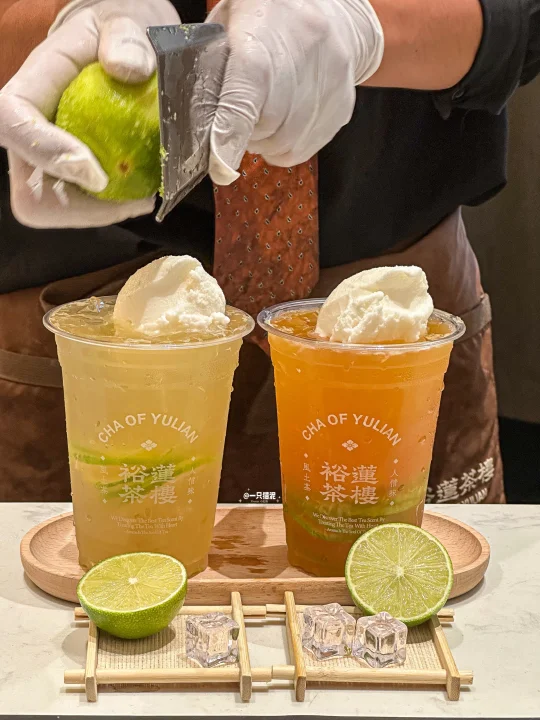 裕莲茶楼最牛逼的一杯🍋夏天的白月光啊