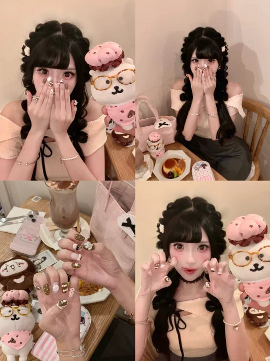 🎀甜点兔美甲好可愛૮꒰ྀི⸝⸝ɞ̴̶̷ ·̫ ‹⸝⸝꒱ྀིა