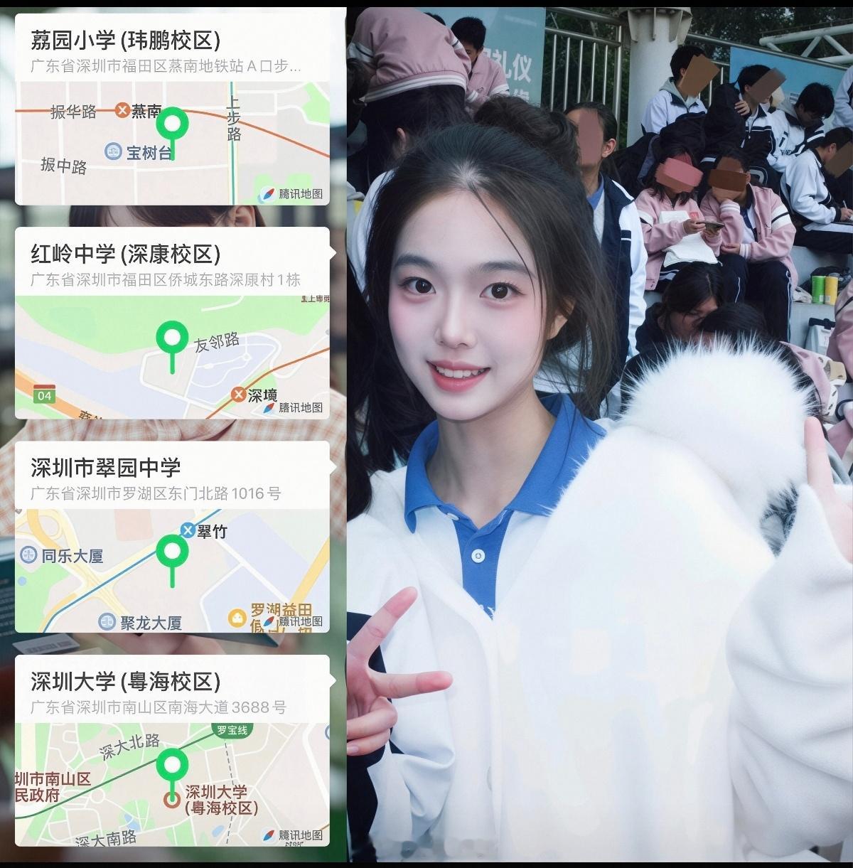福田罗湖兜兜转转，最后还是去了深大。深二代从小的成长轨迹。 深圳