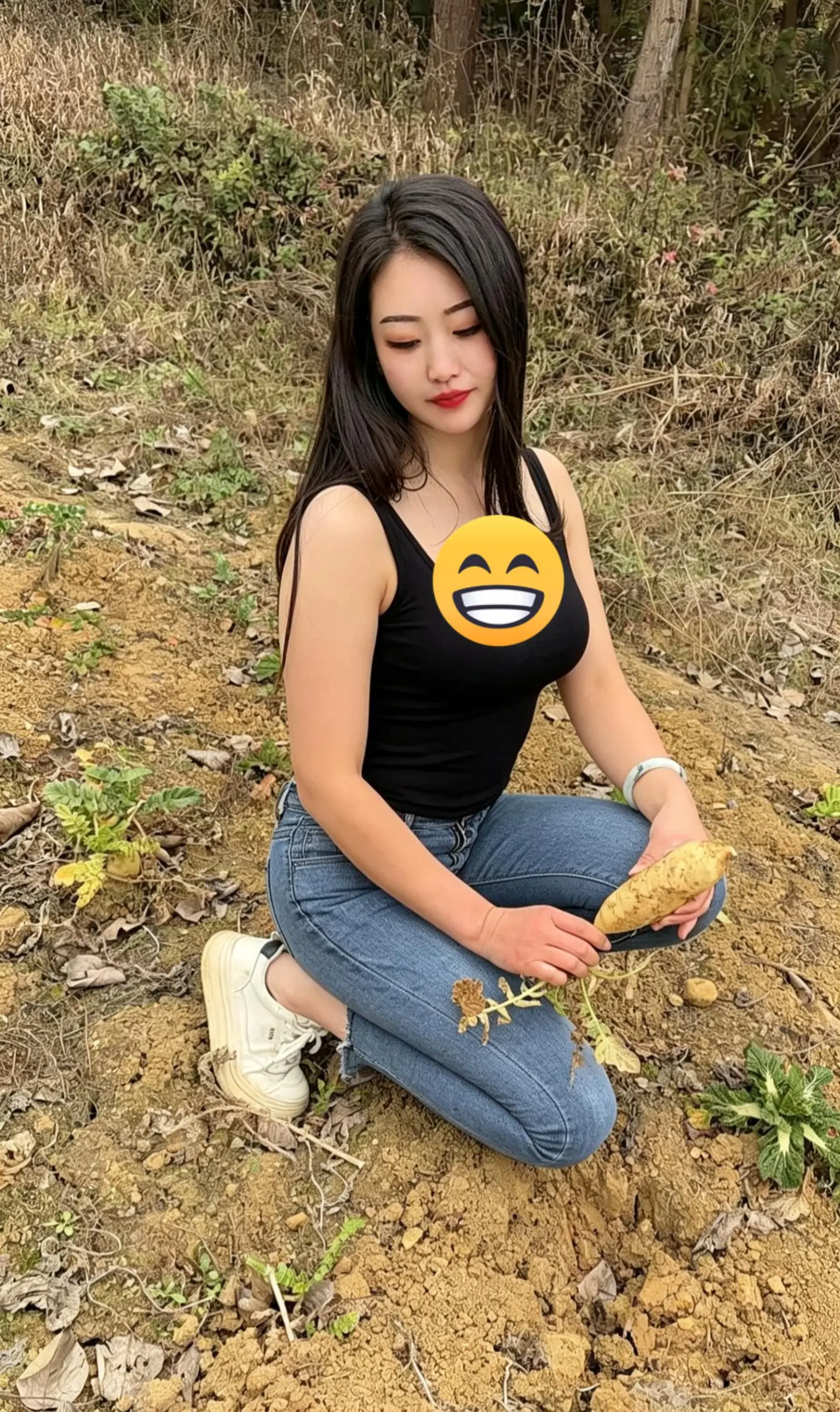 农村 农村生活 牛仔裤