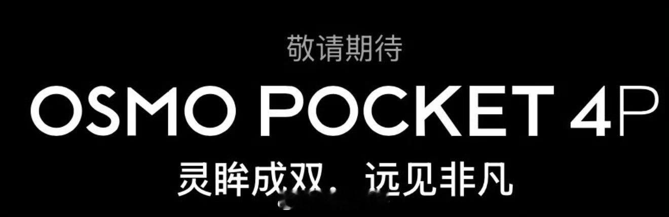 大疆Pocket4P升级了什么大疆Pocket4P应该快要发布了这玩意儿不知道视