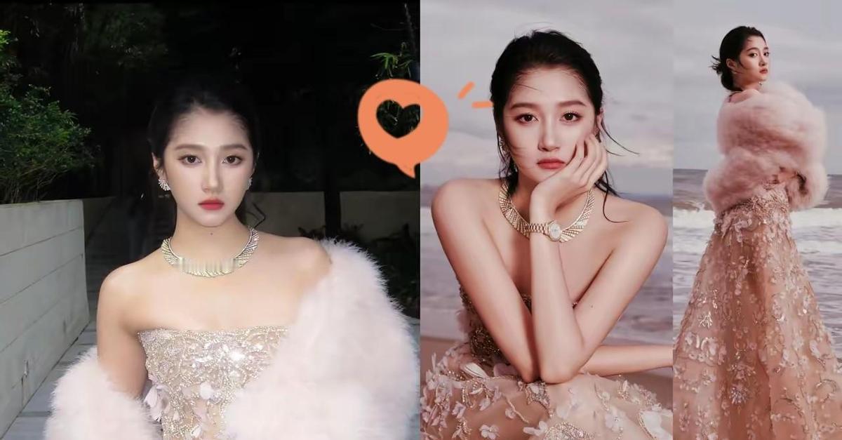 关晓彤不演少女了。
不靠热搜撑场面，也不跟风蹭热点。
她穿上了Elie Saab