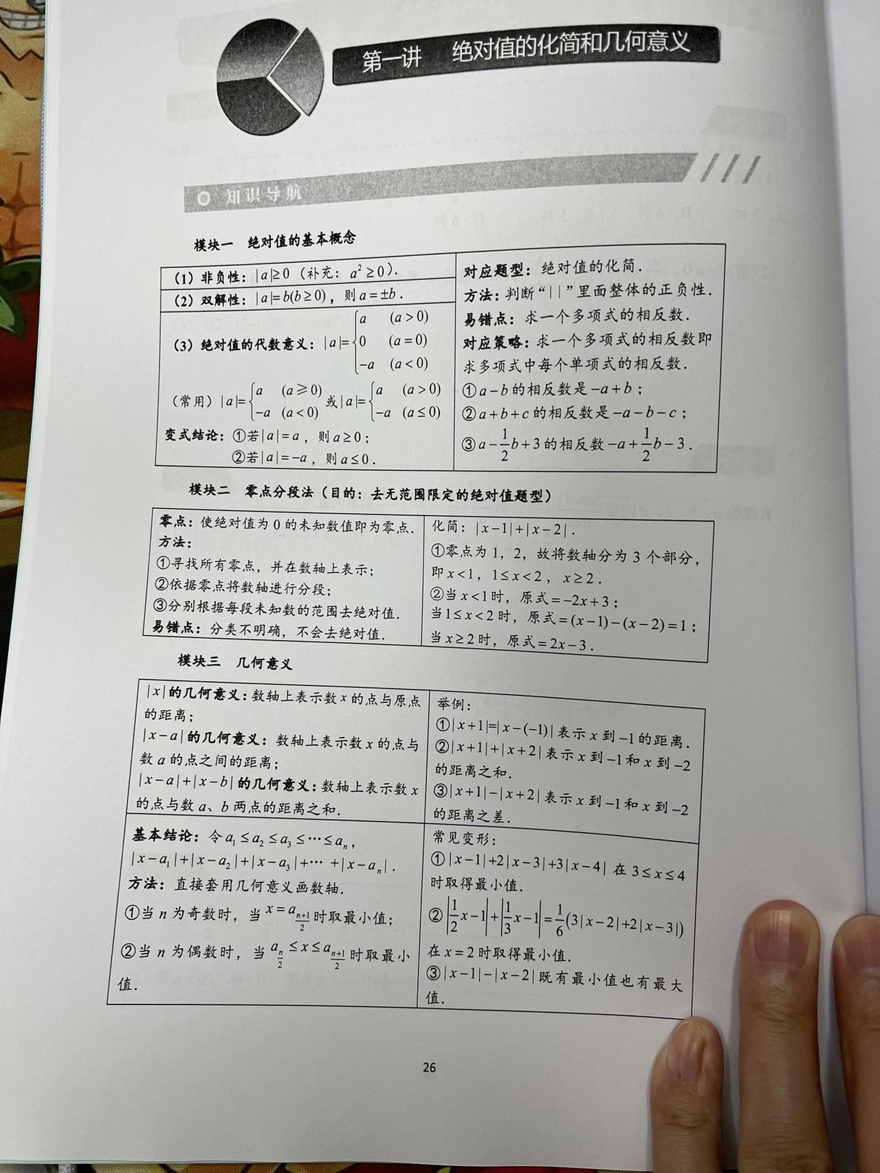 七年级数学系统录播课，需要滴滴
绝对值几何意义，零点分段法#初中数学 #绝对值 