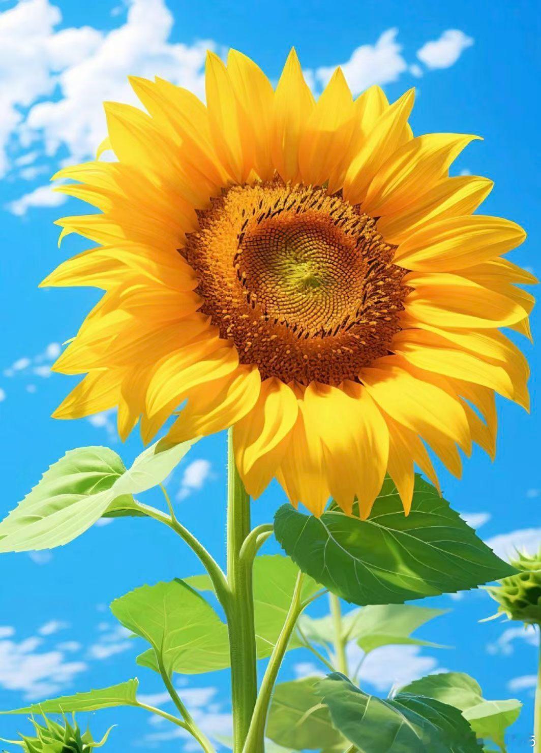早安  早安🌻新的一天🌸记得带上阳光和微笑 