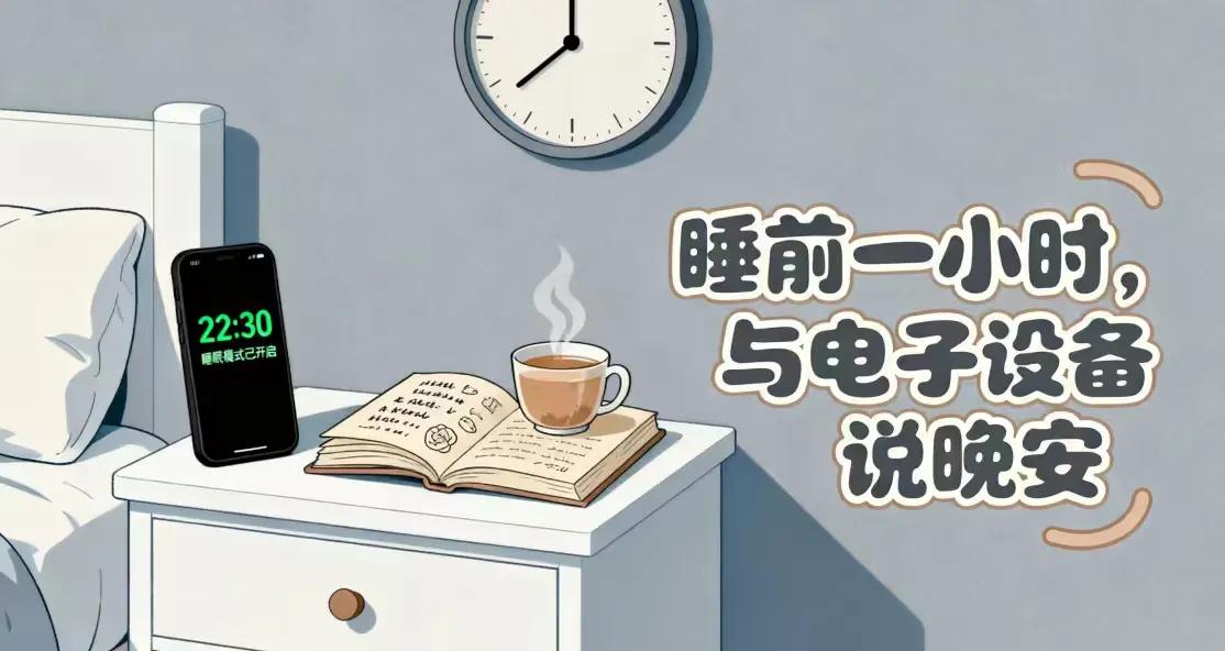 睡前一小时，请与电子设备“断舍离”：给你的睡眠一剂数字解药

断舍离 治愈系断舍