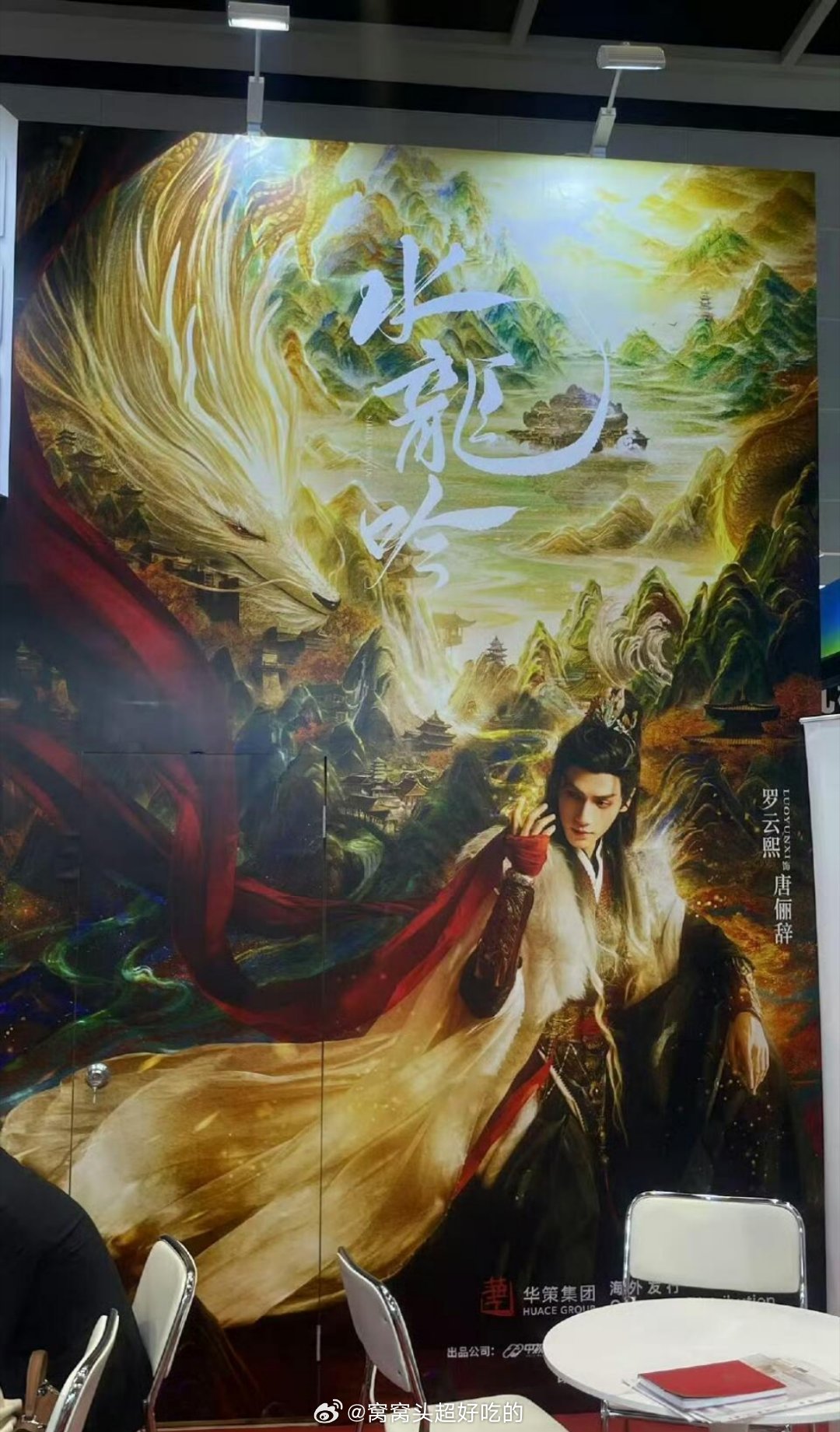 罗云熙《水龙吟》香港国际影视展海报一番大男主唐俪辞单人巨幅海报熙哥排面[666]